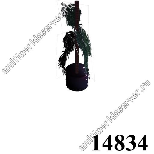 Растения в вазонах: объект 14834