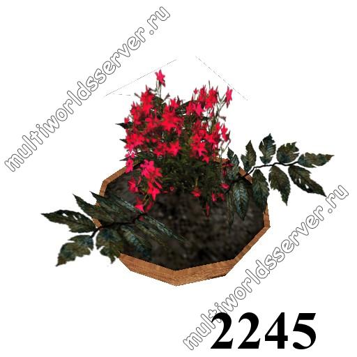 Растения в вазонах: объект 2245