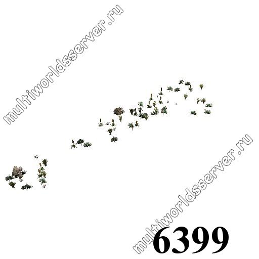 Травы, кусты и прочее: объект 6399