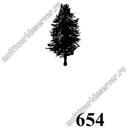 Деревья: объект 654