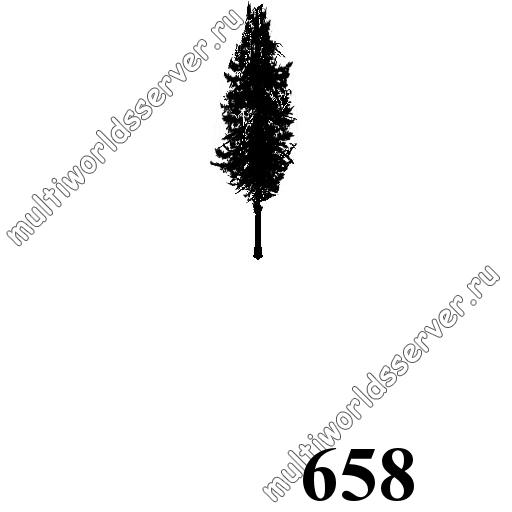 Деревья: объект 658