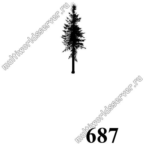 Деревья: объект 687